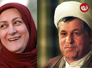 عکس؛ سفر به تاریخ؛ «مریم امیرجلالی» در دیدار با «هاشمی رفسنجانی»؛ سال 1394
