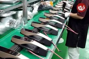 ببینید| مراحل دیدنی تولید قفل دیجیتال در کره جنوبی