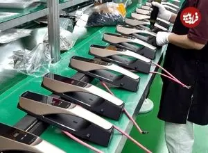 ببینید| مراحل دیدنی تولید قفل دیجیتال در کره جنوبی