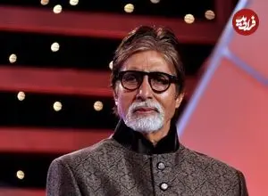 عکس| سفر در زمان؛ «آمیتا باچان» در ویپول شاه در پشت صحنه فیلم «وقت» در بمبئی؛ سال 1383