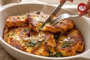 ببینید| طرز تهیه یک غذای جدید با 2 عدد فیله مرغ و 5 عدد سیب زمینی