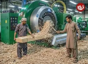 ببینید| چوب بستنی چگونه به صورت انبوه در پاکستان تولید می شود؟