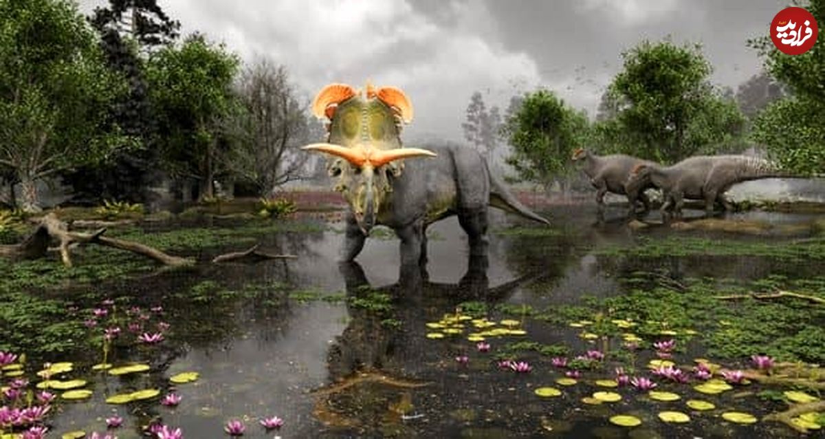 (عکس) کشف فسیل یک دایناسور عجیب که به خدایان باستان شباهت دارد