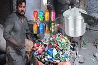 (ویدئو) روش درخشان پاکستانی ها برای تبدیل قوطی نوشابه به زودپز