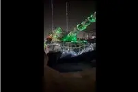 ببینید| تانک کریسمسی ارتش لهستان رونمایی شد 