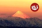 ببینید؛ ثبت نوازش طلوع بر شانه دماوند از قله توچال