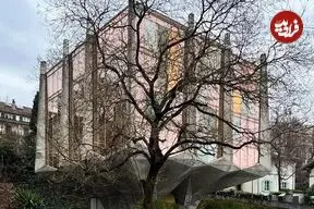 تصاویر| گل لاله؛ یکی از خاص ترین ساختمان های ژنو با معماری وارونه! 