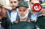 عکس؛ سفر به تاریخ؛ «سردار رشید» در کنار نفربر منهدم شدۀ دشمن در جبهه؛ دهۀ 1360