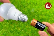 (ویدئو) نحوه تعمیر کردن ساده و کاربردی لامپ ال ای دی(LED) با باتری قلمی