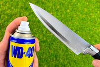 ببینید؛ یک ترفند خلاقانه و ساده برای تیز کردن چاقو مثل تیغ
