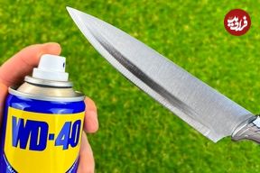 ببینید؛ یک ترفند خلاقانه و ساده برای تیز کردن چاقو مثل تیغ