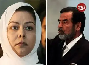 عکس| سفر زمان؛ «رغد، دختر جنجالی صدام» در 52 سالگی و در یک برنامه تلویزیونی؛ سال 1399