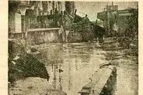 عکس؛ سفر در زمان؛ بحران در گیلان: پل غازیان فروریخت!