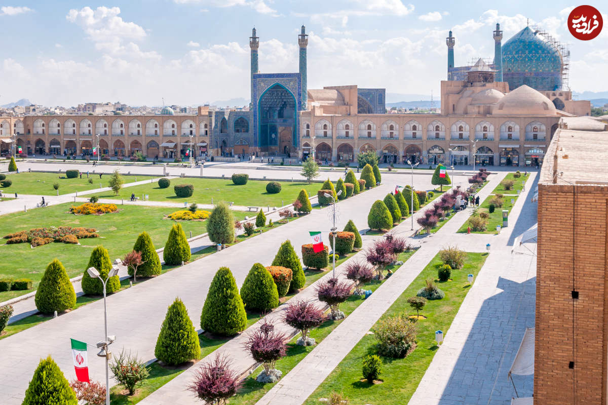 (عکس) سفر به ایران قدیم؛ نمایی هوایی از شهر «اصفهان» در سال 1343