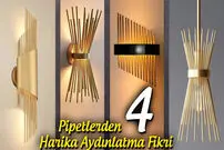 (ویدئو) 4 ایده شگفت انگیز ساخت لوستر و چراغ دیواری با نی نوشابه 
