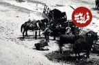 عکس| سفر زمان؛ «قاطرخانه خاصه سلطنتی» در کنار دروازه شهر قم در زمان سفر ناصرالدین شاه