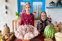 ببینید؛ غذای روستایی در ایران؛ پخت مرغ شکم پر با بلدرچین و گردو