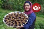 ببینید؛ غذای روستایی در ایران؛ تهیه ترشی بادمجان شکم پر با سبزیجات معطر