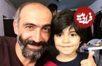 عکس| سفر در زمان؛ کاوه سریال زیرخاکی در جشن تولد پدرش در ۱۰ سالگی؛ سال ۱۴۰۲