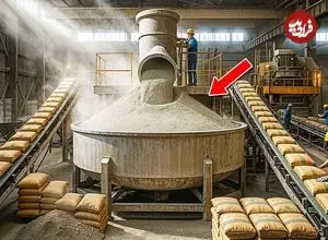 ببینید| سیمان چگونه در کارخانه های آمریکا تولید می شود؟