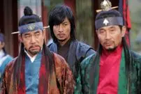 عکس| سفر زمان؛ عکس یادگاری «دوجین، بیگوک و میونگ‌جین» در پشت‌صحنه «امپراتور بادها»