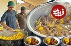 ببینید؛ غذای خیابانی در پاکستان؛ پخت نمکین گوشت و بیف روش در پیشاور