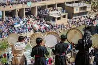 تصاویر دیدنی از جشن بزرگ هزار دف در کردستان