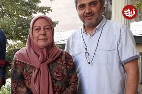 عکس| سفر به تاریخ؛ «بی بی» در اتاق گریم سریال «بچه مهندس»