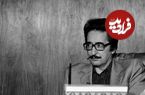 عکس؛ سفر در زمان؛ «بنی صدر در حال روزنامه خواندن در فرانسه»؛ سال 1360