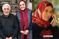 (عکس) «ستایش، پری‌سیما، حشمت و انیس» در پشت صحنه سریال «ستایش 3»؛ سال 1397