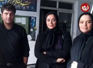 عکس| سفر زمان؛ «زیور و مرضیه» در مراسم تقدیر از سریال «آوای باران»؛ سال 92