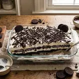 طرز تهیه یک دسر خوشمزه با بیسکوییت اورئو
