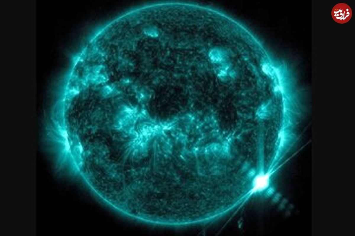 (عکس) ناسا خشم خورشید را ثبت کرد 