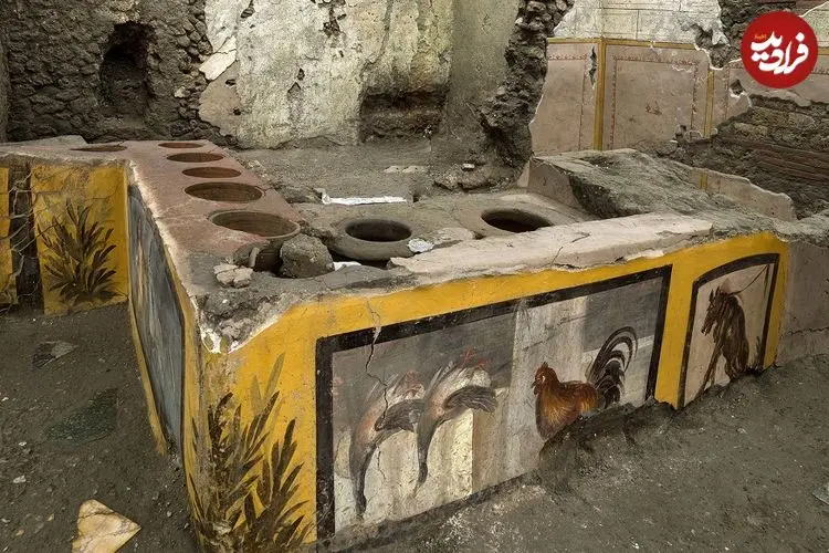 «اغذیه‌فروشی روم باستان» بعد از 2 هزار سال از زیر خاک بیرون آمد