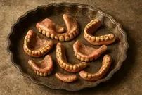 بازار سیداسماعیل و مجمعه پر از دندان عاریه مردگان