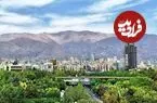 عکس| سفر به ایران قدیم؛ منظرۀ تهران برفی، دروازه دولت و کوه‌های شمال شهر در زمان ناصرالدین شاه