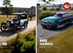 (ویدئو) نگاهی به روند تکامل خودروهای BMW از سال ۱۹۲۷ تا ۲۰۲۵ 