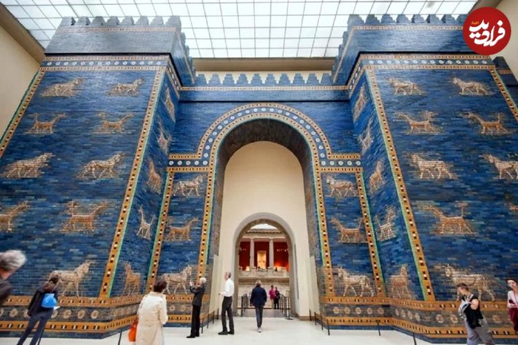 ببینید؛ این بنای تاریخی و رنگارنگ، یادگار کوروش بزرگ در عراق است