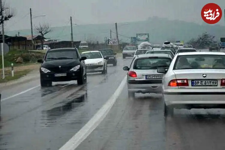 احتمال یک‌طرفه شدن جاده چالوس و آزاد راه تهران ـ شمال/ بارش باران در ۱۰ استان
