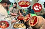 (ویدئو) غذای خیابانی در پاکستان؛ پخت و سرو 200 کیلو سیری پای(کله پاچه)