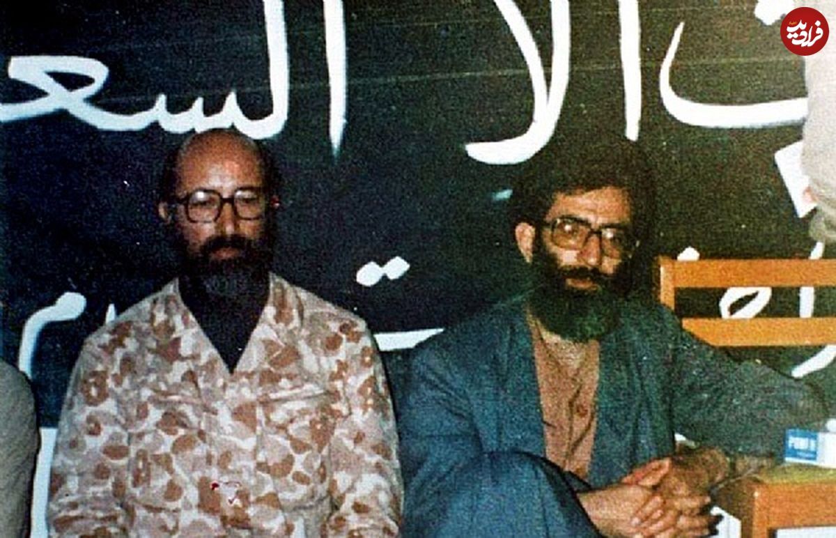 عکس؛ سفر به تاریخ؛ «رهبر انقلاب، دکتر چمران و هاشمی رفسنجانی» در صحرای طبس؛ سال 1359