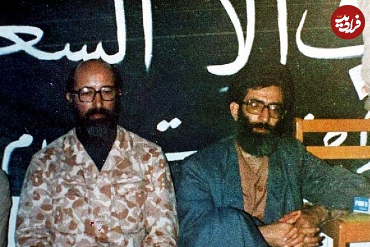 عکس؛ سفر به تاریخ؛ «رهبر انقلاب، دکتر چمران و هاشمی رفسنجانی» در صحرای طبس؛ سال 1359
