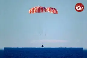 ببینید| مسافران ماه به زمین بازگشتند