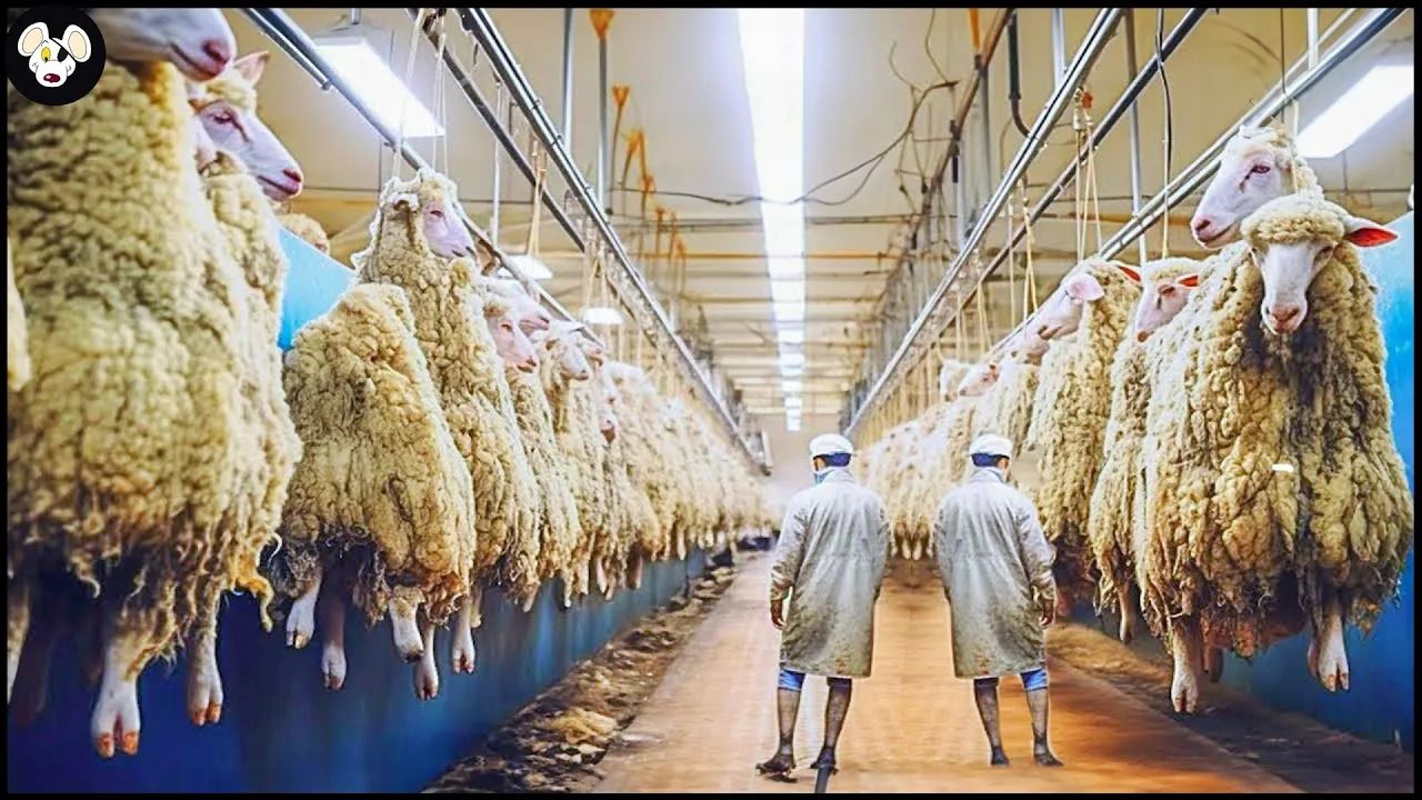 (ویدئو) کارخانه برش، بسته بندی و فرآوری پشم و گوشت گوسفند؛ نحوه پرورش هوشمندانه دام