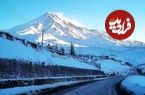 ببینید؛ بارش برف در قله دماوند در میانه تابستان