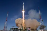 ببینید| پرتاب موفق فضانوردان آمریکایی و روسی به سوی ایستگاه فضایی بین‌المللی