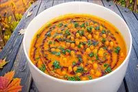 ببینید| طرز تهیه خوراک نخود و گوجه فرنگی