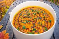 ببینید| طرز تهیه خوراک نخود و گوجه فرنگی
