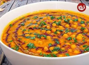 ببینید| طرز تهیه خوراک نخود و گوجه فرنگی