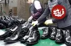 ببینید| فرآیند تماشایی تولید کفش های چرمی در کارخانه ای در کره جنوبی